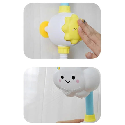 Baby Bath Toy Cloud Shower Head, Bathtub Toy with Sun Handle for Sensory Water Play – image 7