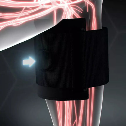 Leg Brace for Sciatic Nerve Pain Relief, Calf Brace with Pressure Pad Below Knee – image 4