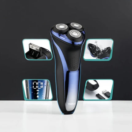 Electric Shaver for Men, Cordless Mens Shaver with LED Display
