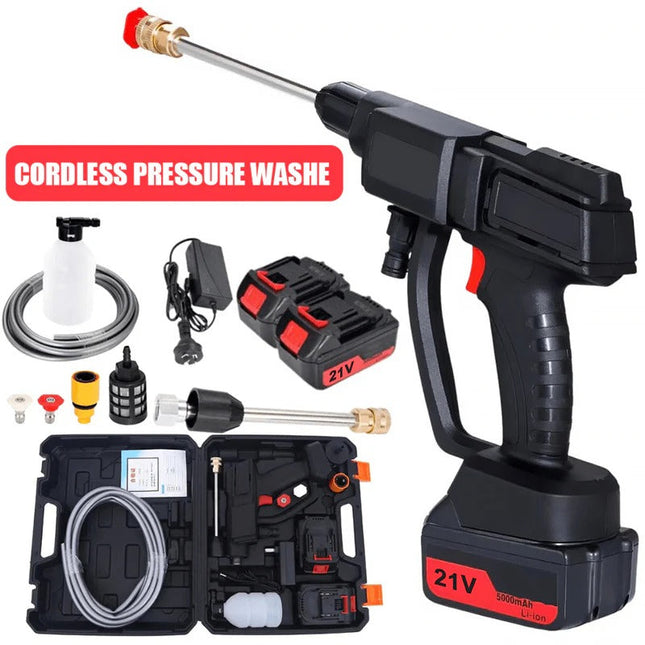Cordless Pressure Washer with 2 Batteries, Portable Power Washer, Handheld Pressure Washer for Car and Patio
