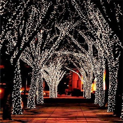Solar Fairy Lights Outdoor 55 ft 100 LED, Solar String Lights for Garden and Trees, Outdoor Lights for Fence
