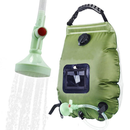 Solar Shower Bag 5 Gallon, Portable Camping Shower with Hose and Switchable Head – image 4