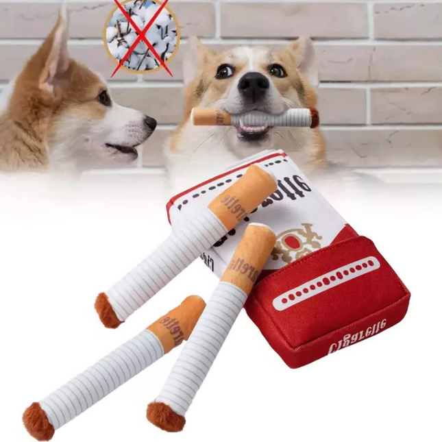 Cigarette Dog Toys 2 Pack, Chew Toys for Dogs of All Sizes