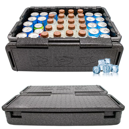 Collapsible Cooler Chest for 60 Cans, Portable Cooler for Camping and Beach