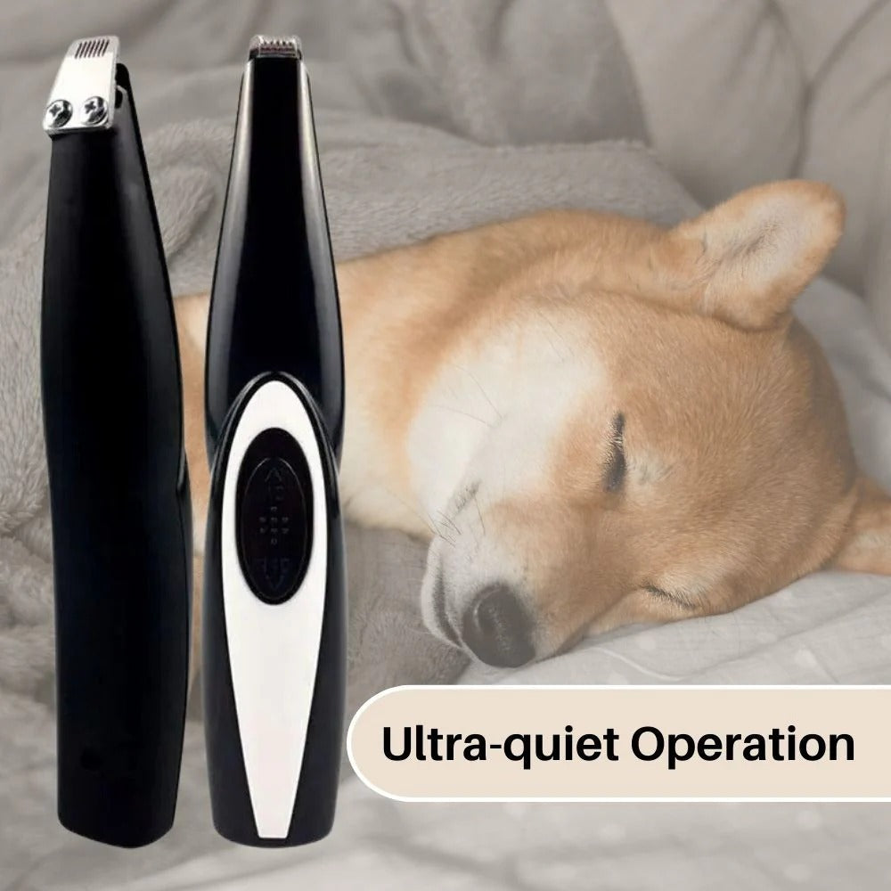 Tuzwa Cordless Pet Grooming Clippers – Rechargeable Low-Noise Hair Trimmer with Safety Blade for Pet Coat Trimming