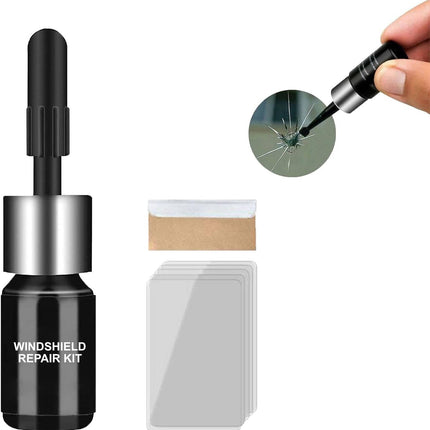 Windshield Repair Kit for Cracks and Chips, DIY Windshield Crack Repair Kit with Clear Resin – image 8