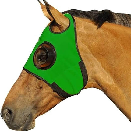 Horse Blinders Quarter Cup Stretchable Fabric with Velcro Closure, Horse Tack