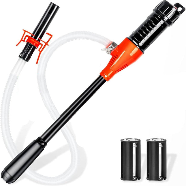 Fuel Transfer Pump for Gas and Diesel, Electric Siphon Pump for Water and Oil, Battery Powered Water Transfer Pump