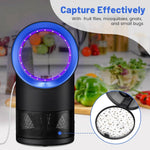 Tuzwa Fruit Fly & Gnat Trap – USB Indoor Insect Catcher with 365–395nm Light, Suction Fan, Timer & 10 Sticky Glue Boards