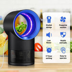 Tuzwa Fruit Fly & Gnat Trap – USB Indoor Insect Catcher with 365–395nm Light, Suction Fan, Timer & 10 Sticky Glue Boards