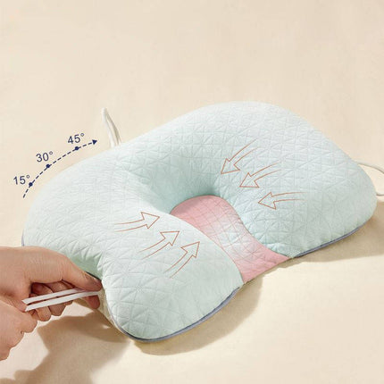 Baby Pillow for Flat Head, Infant Pillow with Memory Foam Core and Cotton Cover – image 4