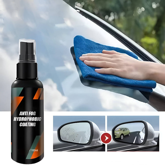 Windshield Water Repellent Spray for Car Glass, Hydrophobic Rain Repellent for Windshield with 60 Day Glass Coating