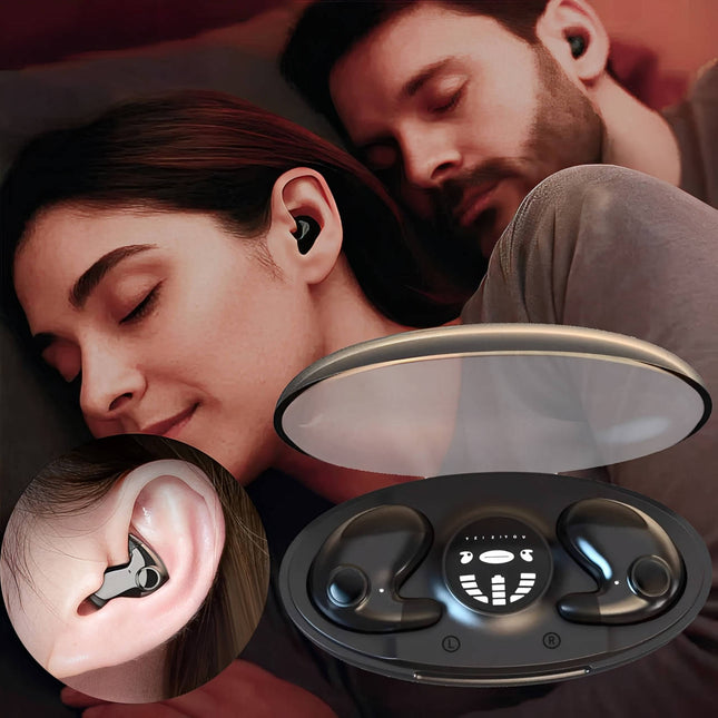 Sleep Earbuds for Side Sleepers, True Wireless Earbuds with Charging Case, Bluetooth Earbuds for Sleeping and Workout