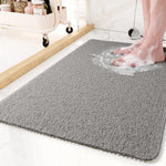 Tuzwa Non-Slip Shower Mat – Quick Drain Cut-to-Fit Bathroom Floor Mat, Soft Washable Surface, Lightweight & Easy to Clean