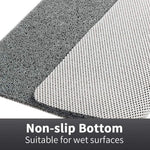 Tuzwa Non-Slip Shower Mat – Quick Drain Cut-to-Fit Bathroom Floor Mat, Soft Washable Surface, Lightweight & Easy to Clean