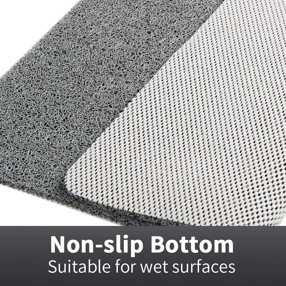 Tuzwa Non-Slip Shower Mat – Quick Drain Cut-to-Fit Bathroom Floor Mat, Soft Washable Surface, Lightweight & Easy to Clean