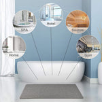 Tuzwa Non-Slip Shower Mat – Quick Drain Cut-to-Fit Bathroom Floor Mat, Soft Washable Surface, Lightweight & Easy to Clean