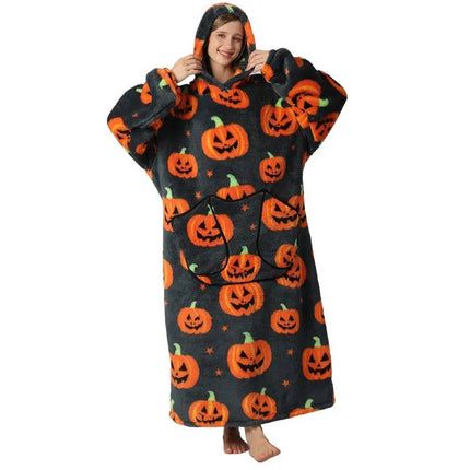 Oversized Hoodie Sherpa Fleece, Oversized Sweatshirt with Giant Hood and Pocket – image 15