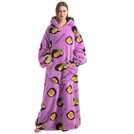 Oversized Hoodie Sherpa Fleece, Oversized Sweatshirt with Giant Hood and Pocket – image 7