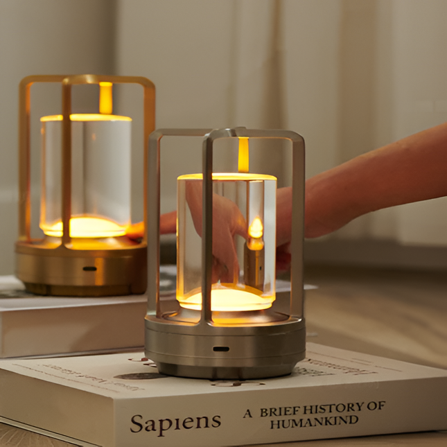 Modern Table Lamp, Dimmable LED Bedside Lamp for Nightstand – image 7