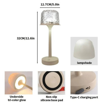 Night Light for Bedroom, Ambient Light with Water Ripple Projector – image 8
