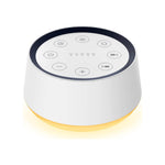 Tuzwa White Noise Machine – 30-Sound Sleep Sound Machine with 12-Color Night Light, 10 Brightness Levels, Memory & 1–4 Hour Timer