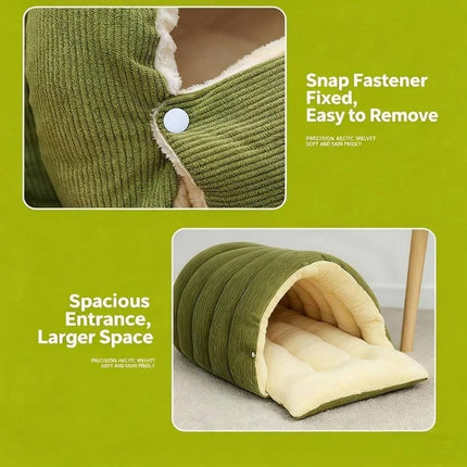 Cat House for Winter or Small Dog Bed, Cat Beds for Indoor Cats – image 8