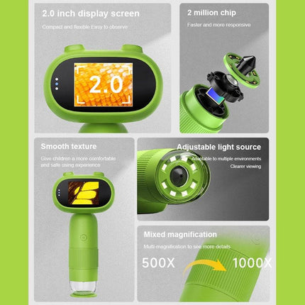 Digital Microscope for Kids, Handheld Digital Microscope with 2 Inch Screen – image 4