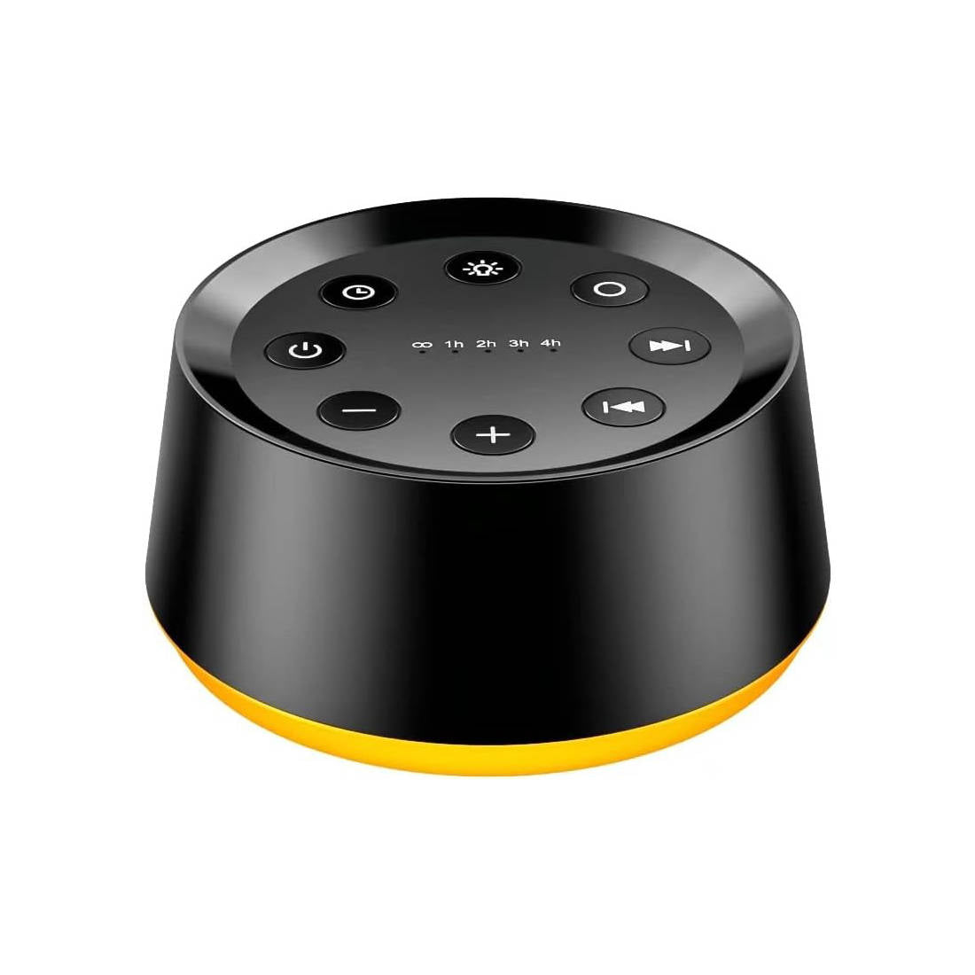 Tuzwa White Noise Machine – 30-Sound Sleep Sound Machine with 12-Color Night Light, 10 Brightness Levels, Memory & 1–4 Hour Timer