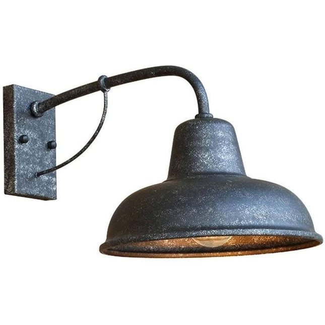 Porch Light Fixture Vintage Barn Light, Waterproof Outdoor Wall Light for Garage and Patio with E26 E27 Bulb Base (2)