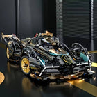 Building Blocks for Adults 1690 Pieces, V12 Supercar Model Car Kit, Car Building Block Set, Gifts for Car Lovers