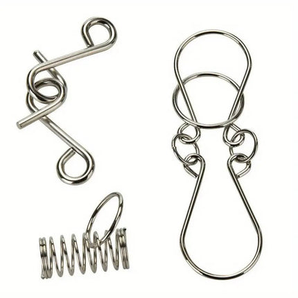 Brain Teaser Puzzles, Metal Wire Brain Teasers