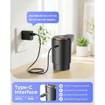 Tuzwa Electric Water Dispenser Pump – USB-C Rechargeable Dual-Motor Water Jug Pump with Dual Outlets for 2–5 Gallon Bottles