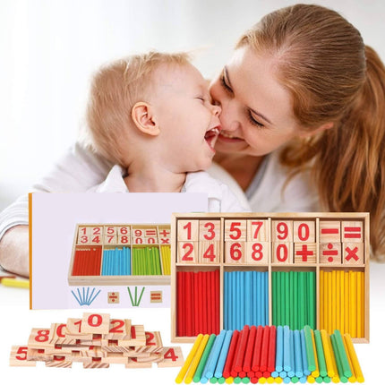 Wooden Educational Toys, Math Manipulatives with Counting Sticks – image 8