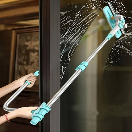 Long Handle Window Cleaner Brush, Telescopic Window Cleaning Tool – image 4