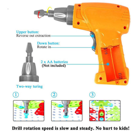 Building Toys for Kids, Building Toy Set with Toy Drill and Screwdriver – image 6