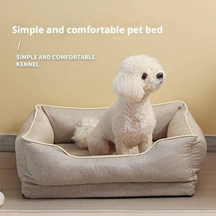 Orthopedic Dog Bed for Car Back Seat, Washable Dog Bed with Removable Cover