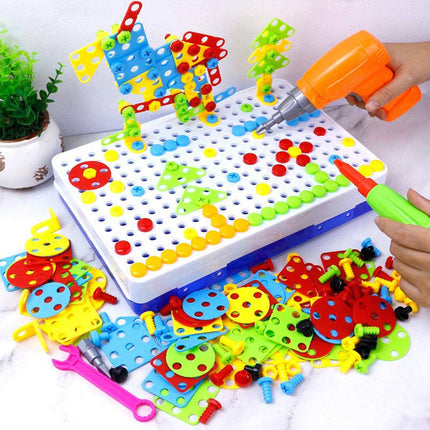 Building Toys for Kids, Fine Motor Skills Toy with Pegboard