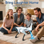 Tuzwa Smart Robot Dog Toy for Kids – Remote & App Control, 30+ Programmable Actions, Music, Stories, USB-C, Ages 6–12