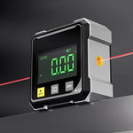 Tuzwa Digital Angle Gauge with Dual Laser – Magnetic Angle Finder, ±0.2° Accuracy, Slope Mode, USB-C Rechargeable & Data Hold