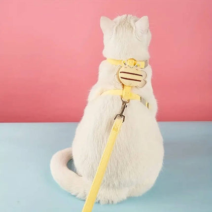 Cat Harness with Leash, Cat Leash for Outdoor Walks