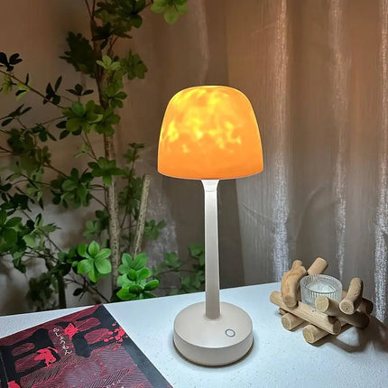 Night Light for Bedroom, Rechargeable Bedside Lamp, Cordless Lamp with Remote