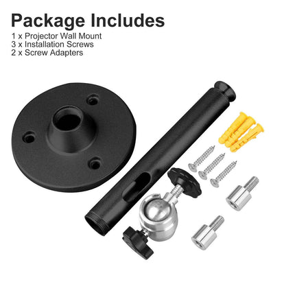 Projector Ceiling Mount Kit, Universal Projector Mount for Wall and Floor – image 10