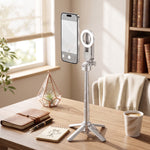 Tuzwa Magnetic Selfie Stick Tripod – N52 Phone Mount with Wireless Remote, 360° Rotation, 225° Tilt, 4-Leg Tripod & Cold Shoe Mount