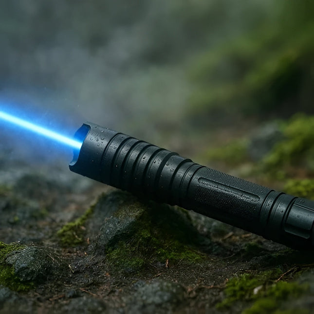 Laser Pointer, High Power Laser Pointer with Adjustable Focus, Blue Laser Fire Starter with Charger and Protective Case