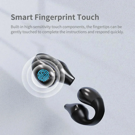 Open Ear Bluetooth Headphones, Clip On Wireless Headphones with LED Display – image 6