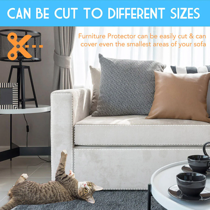 Cat Scratch Furniture Protector 8 Pack, Sofa Protector Pads to Stop Cat Scratching Furniture – image 7