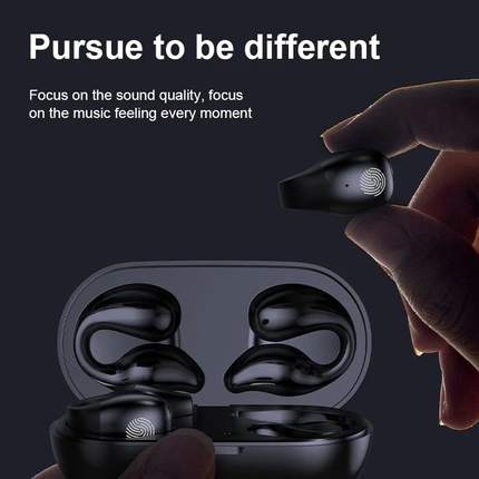 Open Ear Bluetooth Headphones, Clip On Wireless Headphones with LED Display – image 9