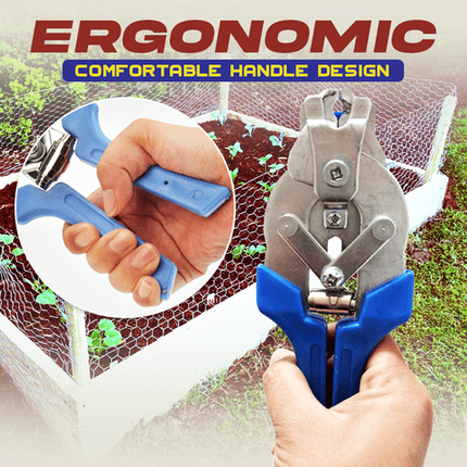 Hog Ring Pliers and Rings Kit with 600 M Type Nails, Chicken Coops and Cages – image 5
