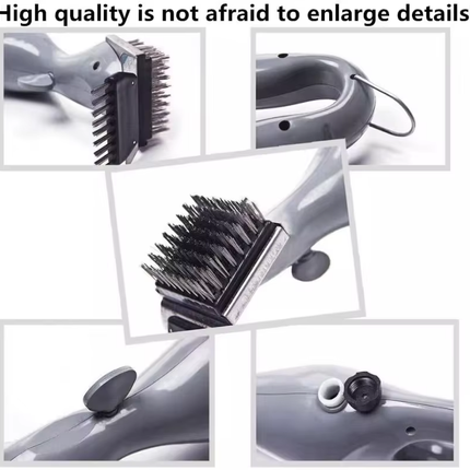 Grill Brush and Scraper with Steam Cleaning, Outdoor Grill Cleaning Brush – image 5
